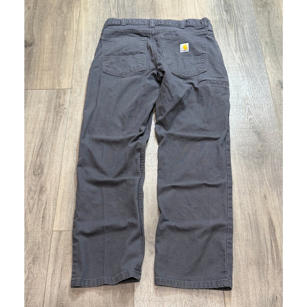 Carhartt Mens Relaxed Fit Canvas Work Pants Charcoal Gray 32x30 Utility